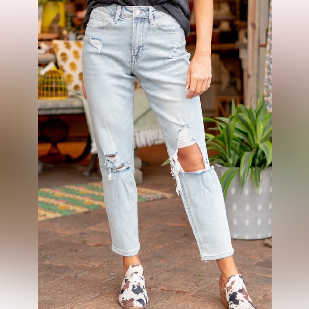 Vervet Millman Super High Rise Stretch Mom Jeans Erika V2272 Women’s Size 28